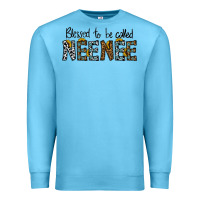 Ocean Blue blessed to be called neenee Premium Sweatshirt - CowhideDigitalArt