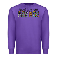 Purple blessed to be called neenee Premium Sweatshirt - CowhideDigitalArt