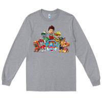 Heather Grey Paw GIFT Patrol  11 Long Sleeve Tee - lanVoArt