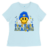 Baby Blue down right amazing Ladies Tee - Artiststas