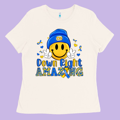 Down Right Amazing Ladies Tee Designed By Artiststas