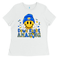 White down right amazing Ladies Tee - Artiststas