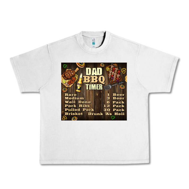 Dad Bbq Timer Urban Heavy Tee by TumblerDesignByShophia | Teevron