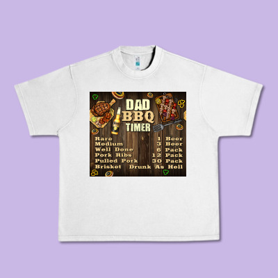 Dad Bbq Timer Urban Heavy Tee Designed By Tumblerdesignbyshophia
