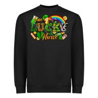 Black one lucky nurse Heavyweight Sweatshirt - FaDigitalArtStudio