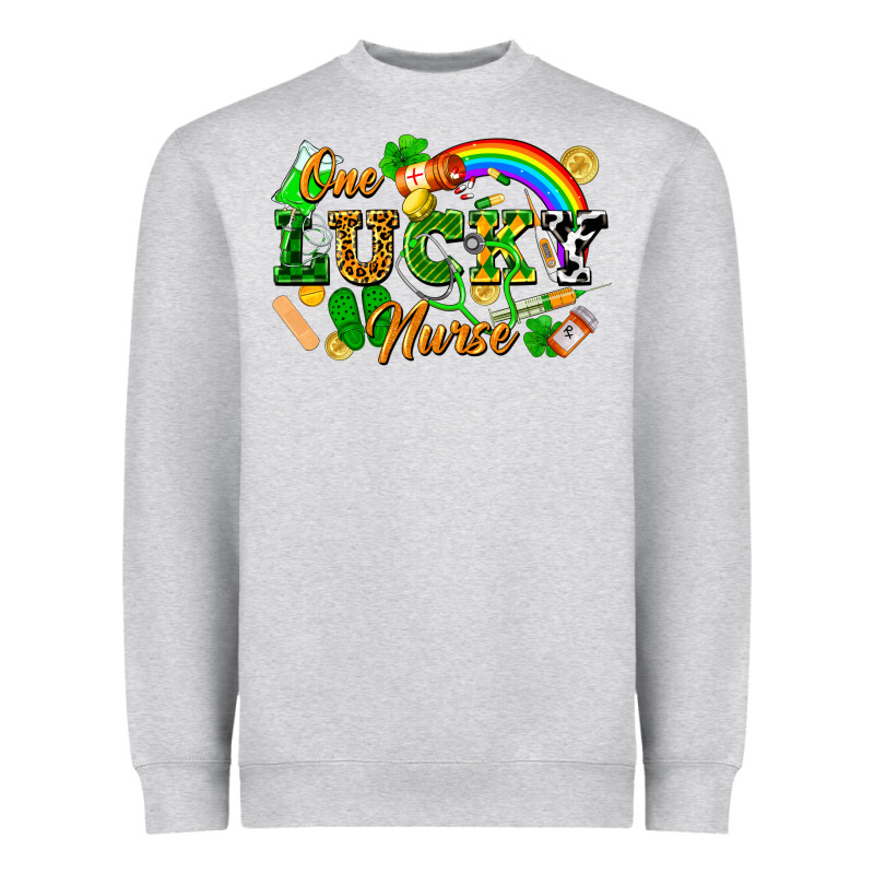 One Lucky Nurse Heavyweight Sweatshirt by FaDigitalArtStudio | Teevron