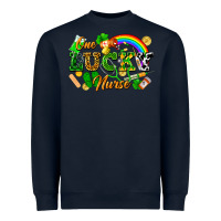 Navy one lucky nurse Heavyweight Sweatshirt - FaDigitalArtStudio