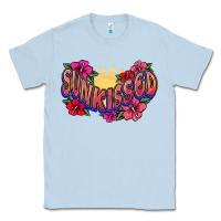 Dusty Blue sunkissed Classic Tee - NancyCooperArtShop