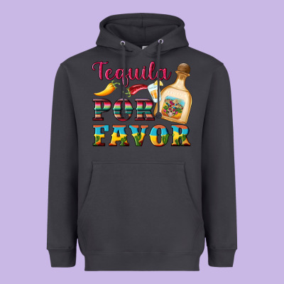 Mexican Tequila Por Favor Heavyweight Hoodie Designed By Artiststas