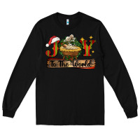 Black joy to the world Long Sleeve Tee - CowGirlArtShop
