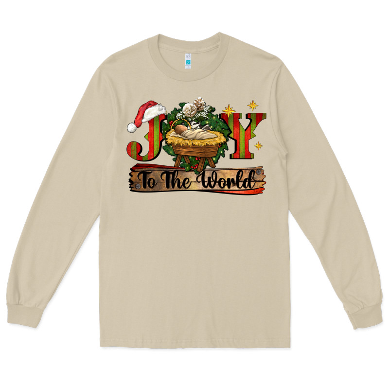 Joy To The World Long Sleeve Tee by CowGirlArtShop | Teevron