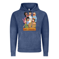Vintage Denim bobs family portrait Vintage Hoodie - lanVoArt