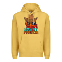 Antique Gold howdy pumpkin Premium Hoodie - BundleAndBundleShop