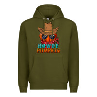 Howdy Pumpkin Premium Hoodie | Teevron
