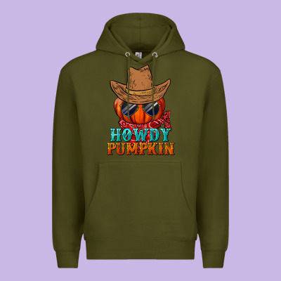 Howdy Pumpkin Premium Hoodie Designed By Bundleandbundleshop