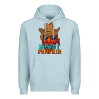 Blue Mist howdy pumpkin Premium Hoodie - BundleAndBundleShop