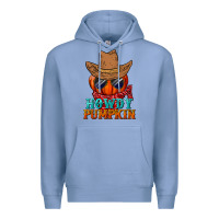 Colony Blue howdy pumpkin Premium Hoodie - BundleAndBundleShop