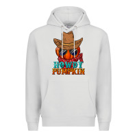 Dove Grey howdy pumpkin Premium Hoodie - BundleAndBundleShop