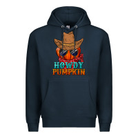 Navy howdy pumpkin Premium Hoodie - BundleAndBundleShop