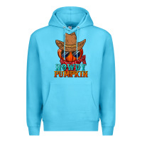 Ocean Blue howdy pumpkin Premium Hoodie - BundleAndBundleShop