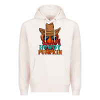 Pale Pink howdy pumpkin Premium Hoodie - BundleAndBundleShop