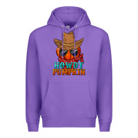 Purple howdy pumpkin Premium Hoodie - BundleAndBundleShop