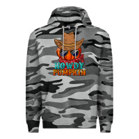 Slate Camo howdy pumpkin Premium Hoodie - BundleAndBundleShop