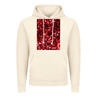 Vintage Artic red glitter party sequins Vintage Hoodie - lanVoArt