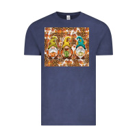 Vintage Denim Fall gnomes Vintage Tee - NancyCooperArtShop