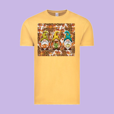 Fall Gnomes Vintage Tee Designed By Nancycooperartshop