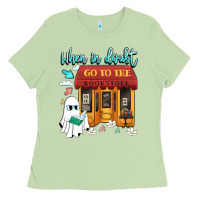 Matcha when in doubt go to the bookstore Ladies Tee - Artiststas
