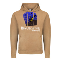 Vintage Camel 1886 Crescent Hotel Eureka Springs Arkansas USA Halloween Haunted Bat  Vintage Hoodie - lanVoArt