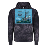 Cloud Black nothing is impossible with cross Vintage Hoodie - TumblerDesignByShophia