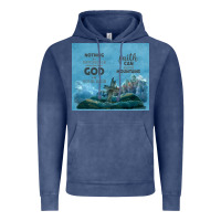Vintage Denim nothing is impossible with cross Vintage Hoodie - TumblerDesignByShophia