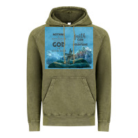 Vintage Olive nothing is impossible with cross Vintage Hoodie - TumblerDesignByShophia