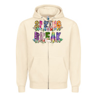 Sandshell SPRING BREAK Zipper Hoodie - CowhideDigitalArt