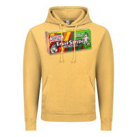 Vintage Mustard old school fruit stripe gum Vintage Hoodie - lanVoArt