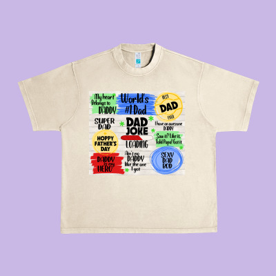 Dad Joke Loading Urban Heavy Tee Designed By Tumblerdesignbyshophia