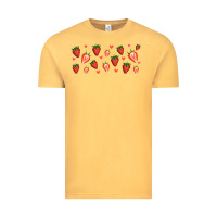 Vintage Mustard strawberry Vintage Tee - Jasminsmagicworld