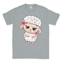 Heather Grey cute sheep Classic Tee - texasbilliewilder