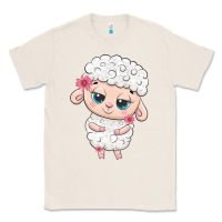 Natural cute sheep Classic Tee - texasbilliewilder