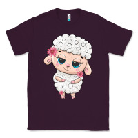 Plum cute sheep Classic Tee - texasbilliewilder
