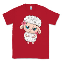 Red cute sheep Classic Tee - texasbilliewilder