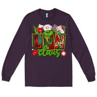Plum lpn licensed practical claus Long Sleeve Tee - CowGirlArtShop