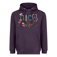 Plum nice nurse Heavyweight Hoodie - SublimationCraftShop
