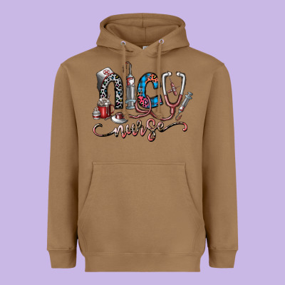 Nice Nurse Heavyweight Hoodie Designed By Sublimationcraftshop