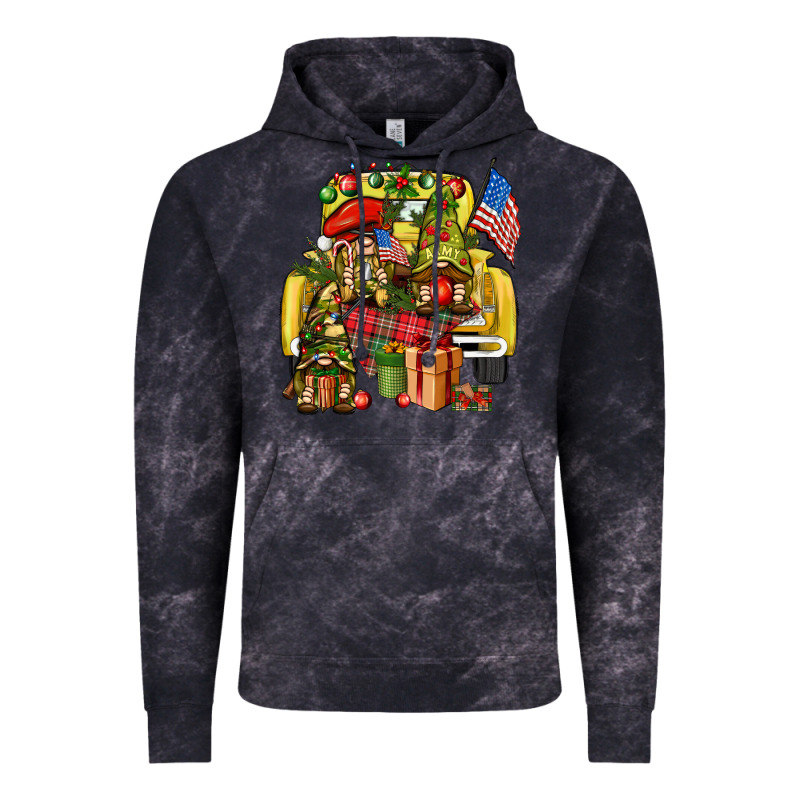 Christmas Army Gnomes Truck 4th Of July Vintage Hoodie by HowdyJamesFarm | Teevron