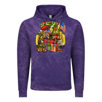 Cloud Purple Christmas army gnomes truck 4th of july Vintage Hoodie - HowdyJamesFarm