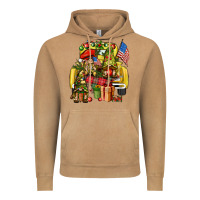 Vintage Camel Christmas army gnomes truck 4th of july Vintage Hoodie - HowdyJamesFarm