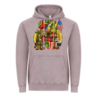 Vintage Zinc Christmas army gnomes truck 4th of july Vintage Hoodie - HowdyJamesFarm